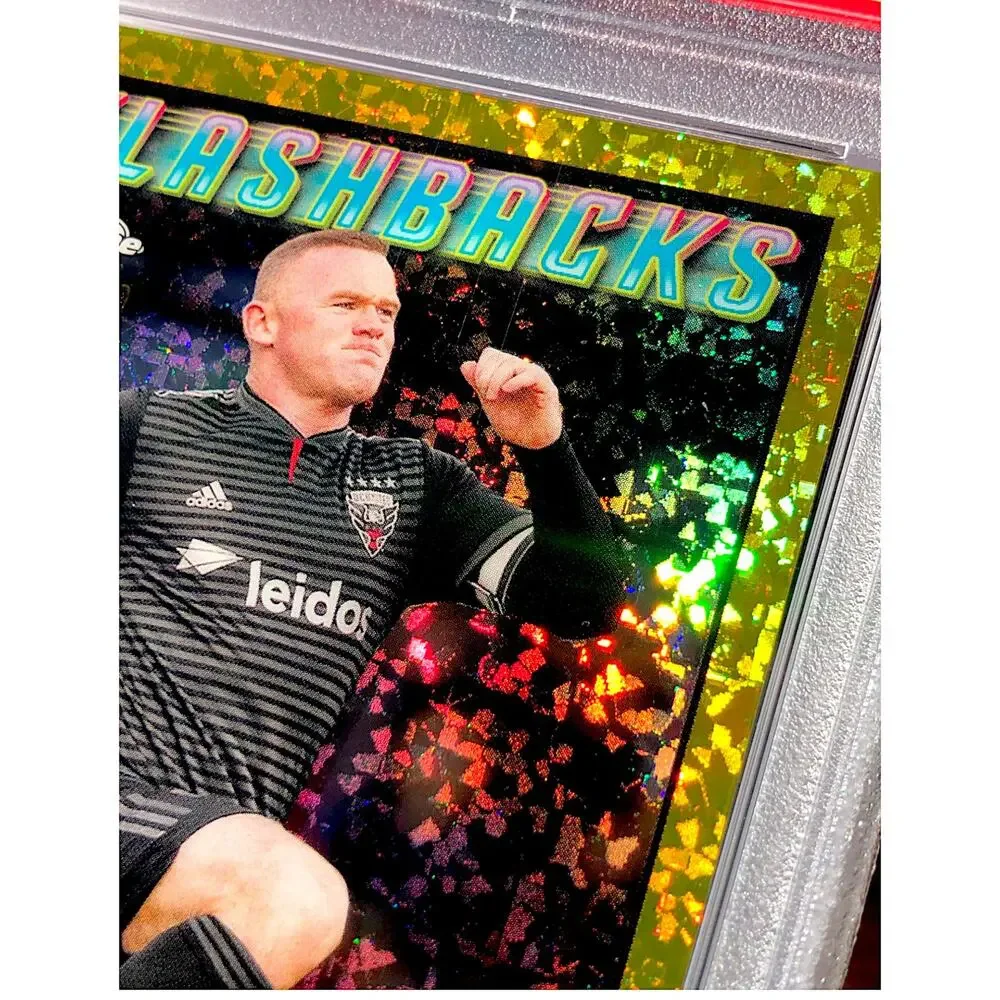 2023 Topps Chrome MLS Gold Mini-Diamond #81 Wayne Rooney /50 PSA 8 NM-MT